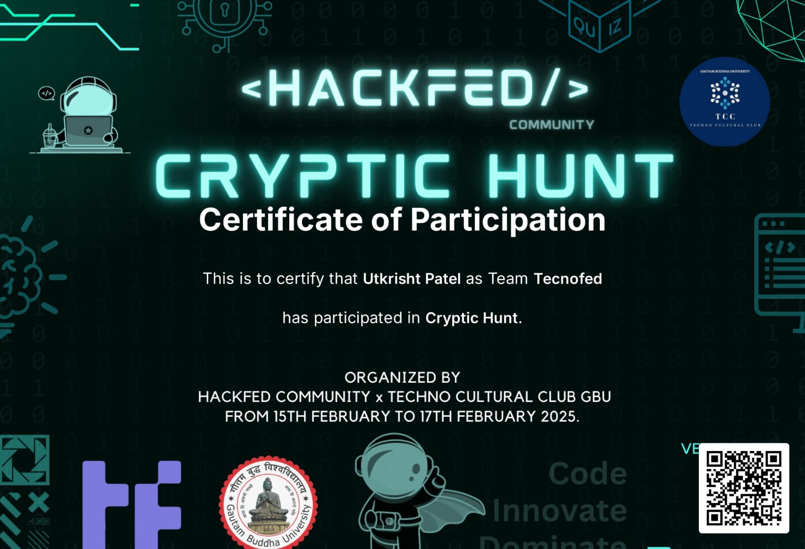 Certificate Preview